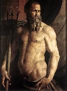 BRONZINO, Agnolo Portrait of Andrea Doria as Neptune df Germany oil painting artist